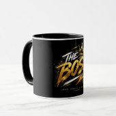 The Boss Crown – Gold Luxury Power Mug 🔥 Tasse (Vorderseite Links)