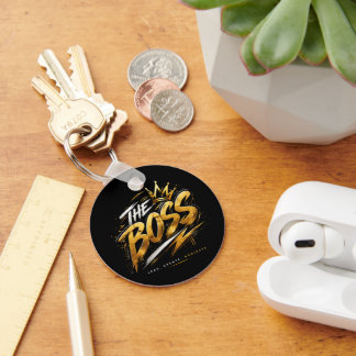 The Boss Crown – Gold Motivation Power Keychain 🔥 Schlüsselanhänger