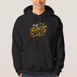 The Boss Crown – Gold Streetwear Power Kapuzenpull Hoodie