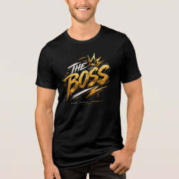 The Boss Crown – Gold Streetwear Power Shirt 🔥 be