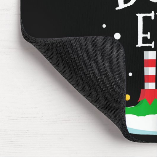 The Boss Elf Christmas Family Matching Xmas Group Mousepad (Ecke)