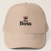 The Boss Neutral Mesh Trucker Hat for Men Truckerkappe (Vorderseite)