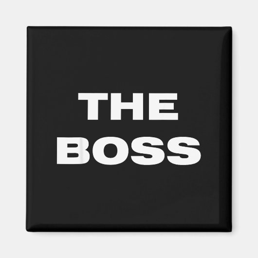 The Boss - The Real Boss Couple Magnet (Vorne)
