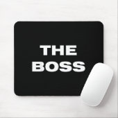 The Boss - The Real Boss Couple Mousepad (Mit Mouse)
