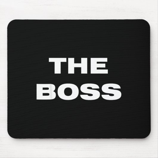 The Boss - The Real Boss Couple Mousepad (Vorne)