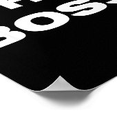 The Boss - The Real Boss Couple Poster (Ecke)