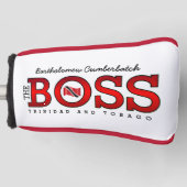 The Boss Trinidad & Tobago Golf Headcover (Vorderseite)
