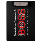 The Boss Trinidad & Tobago Klemmbrett (Vorderseite)