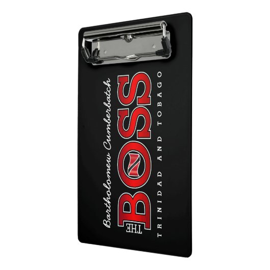 The Boss Trinidad & Tobago Mini Klemmbrett (Gewinkelt2)