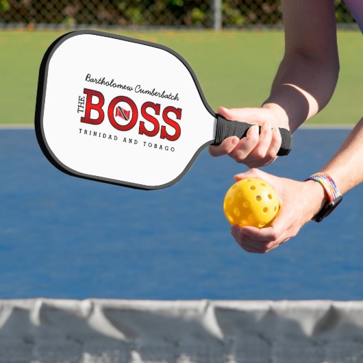 The Boss Trinidad & Tobago Pickleball Schläger (InSitu)