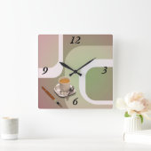 The Boss's Day Wall Clock ! Quadratische Wanduhr (Zuhause)