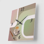 The Boss's Day Wall Clock ! Quadratische Wanduhr (Winkel)