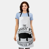 The Bossy Pig Barbecue Joint Schürze (Getragen)