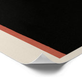 The Boston Sunday Herald Vintage Magazine Cover  Poster (Ecke)