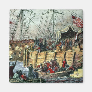 The Boston Tea Party, 16. Dezember 1773 Magnet