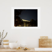 "The Bosuil Stadium by Night" - Poster (Küche)