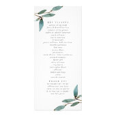 The Botanical Bliss Wedding Collection - Programm (Hinten)