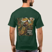 The Botanical Consumption: "Nature Always Wins"  T-Shirt (Rückseite)