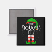 The Bougie Elf Funny Matching Family Group Christm Magnet (Vorderseite/Rückseite)