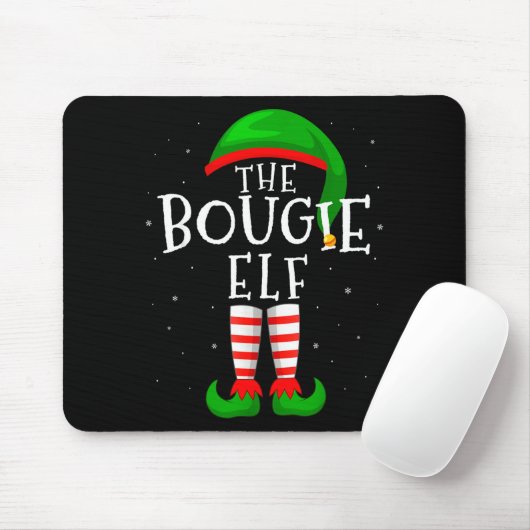 The Bougie Elf Funny Matching Family Group Christm Mousepad (Mit Mouse)
