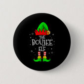 The Boujee Elf Group Matching Family Christmas Xma Button (Vorderseite)