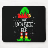 The Boujee Elf Group Matching Family Christmas Xma Mousepad (Vorne)