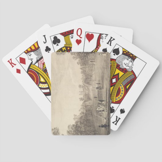 The Bowling Green at Claremont, 1738 Spielkarten (Rückseite)