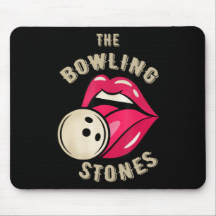 The Bowling Stone Bowling Mousepad