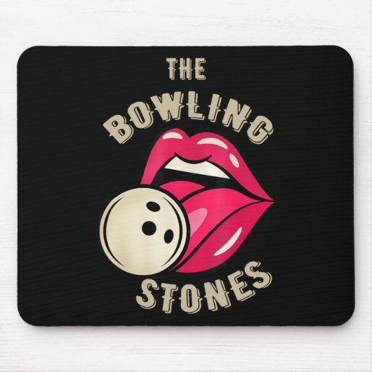The Bowling Stone Bowling  Mousepad (Vorne)
