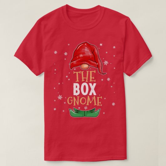 The box Gnome Family Matching Weihnachts Outfit 20 T-Shirt (Design vorne)
