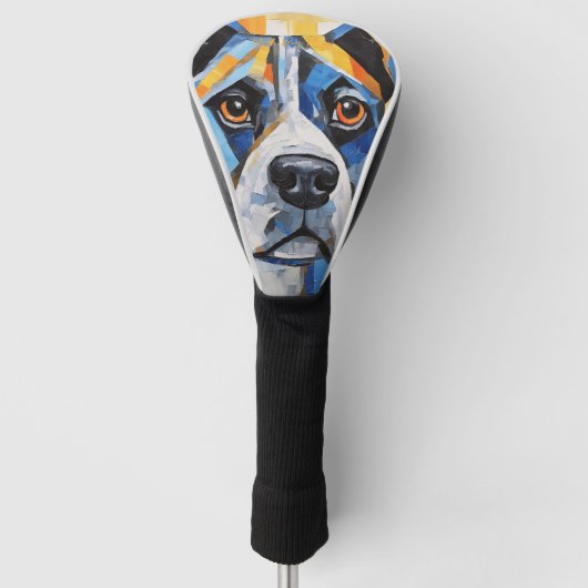 The Boxer Dog Portrait 004 - Sable Gabriel Golf Headcover (Vorderseite)