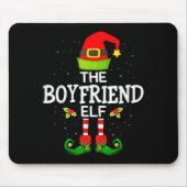 The Boyfriend Elf Christmas Family Matching Pajama Mousepad (Vorne)