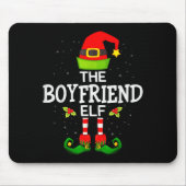 The Boyfriend Elf Christmas Family Matching Pajama Mousepad (Vorne)