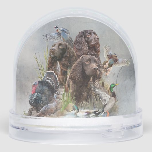 The Boykin Spaniel Schneekugeln (Rückseite)