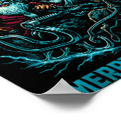 The Boys Are Back In Town Christmas Jesus Santa Ro Poster (Ecke)