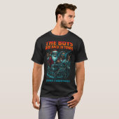 The Boys Are Back In Town Christmas Jesus Santa Ro T-Shirt (Vorne ganz)
