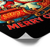 The Boys Are Back In Town Merry Christmas Design  Poster (Ecke)