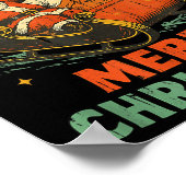 The Boys Are Back In Town Merry Christmas  Poster (Ecke)