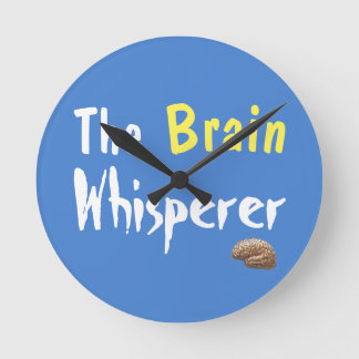 The Brain Whisperer Runde Wanduhr