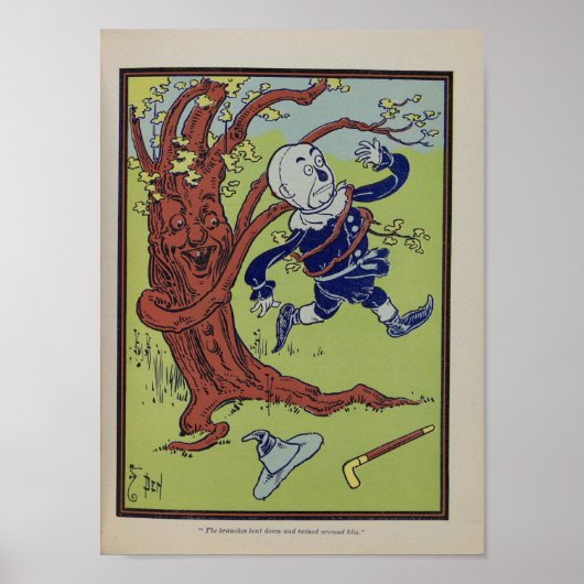 The Branches Bent Down and Twined Around Him. Poster (Vorne)