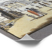 The Brandenburg Gate, Berlin Poster (Ecke)