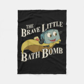 The Brave Little Bath Bomb  Fleecedecke (Vorderseite)