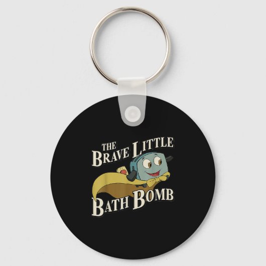 The Brave Little Bath Bomb  Schlüsselanhänger (Vorderseite)