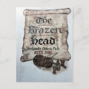 The Brazen Head Pub, Dublin, Irland Postkarte