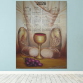 The Bread of Life: Holy Eucharist 2026 Calendar Leinwanddruck (Insitu (Holzboden))