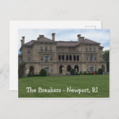 The Breakers, Newport, RI Postkarte (Vorne/Hinten)