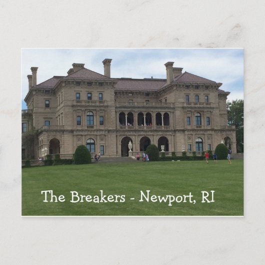 The Breakers, Newport, RI Postkarte (Vorderseite)