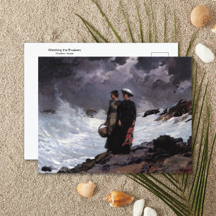 The Breakers Seascape Winslow Homer Postkarte