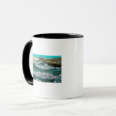 The Breakfast and Pleasure PierLong Beach, CA Tasse (Vorderseite Links)