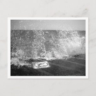 The Breakwall, Lake Michigan, Chicago, IL Postkarte